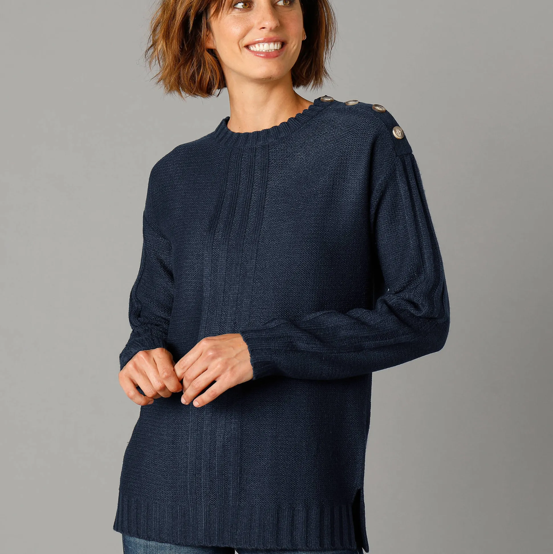 Trui in fantasietricot