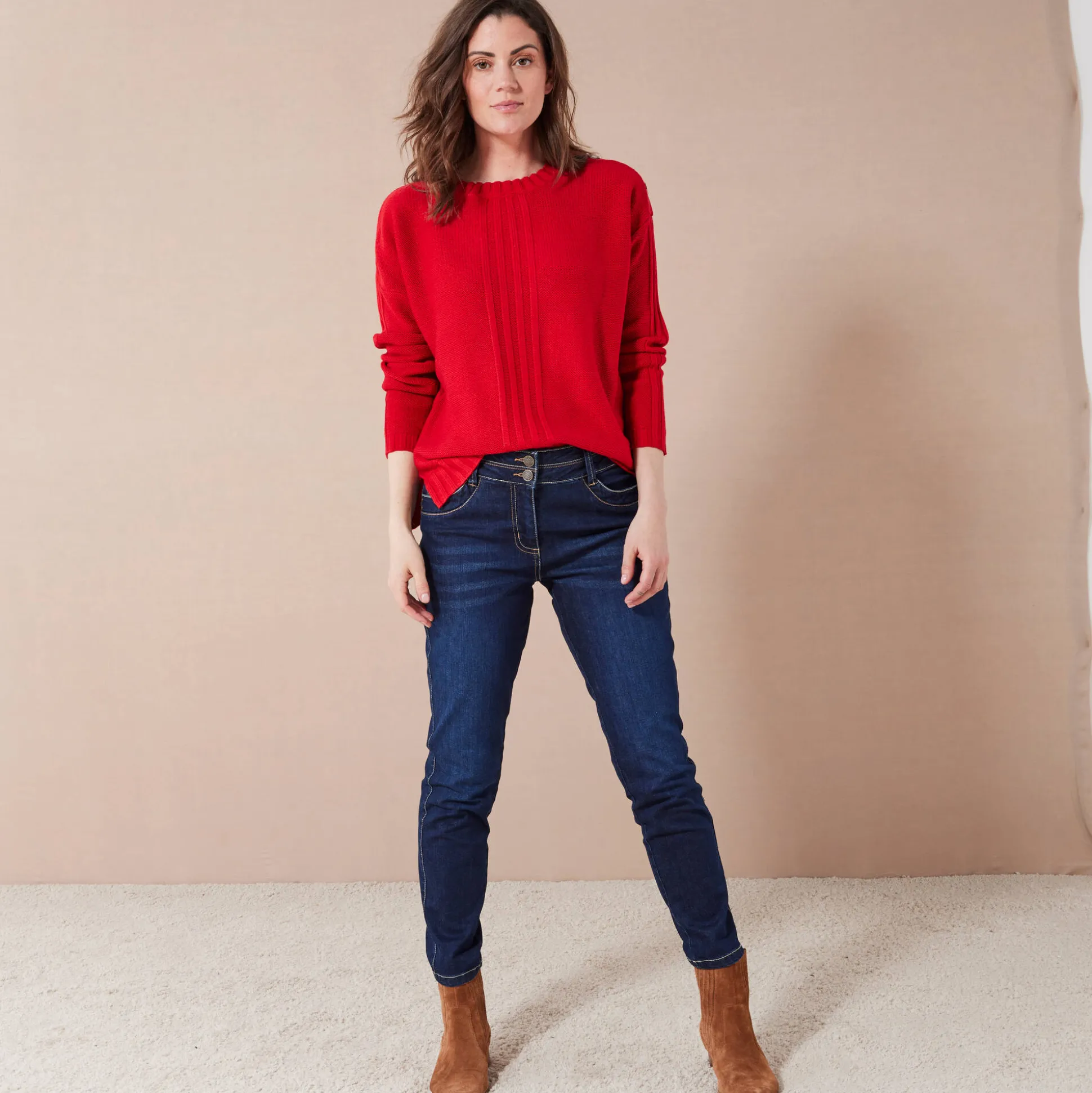 Trui in fantasietricot