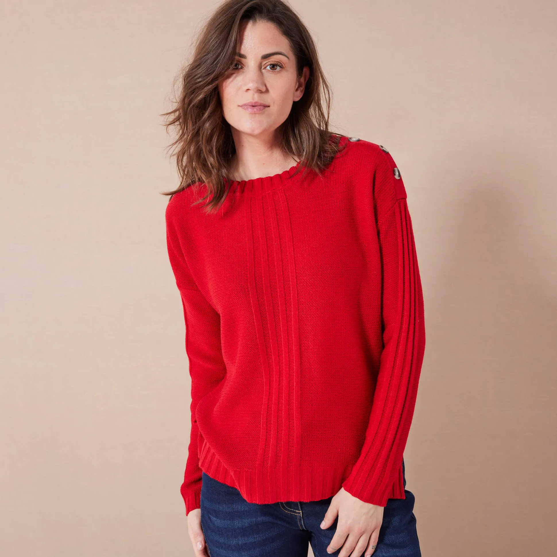 Trui in fantasietricot