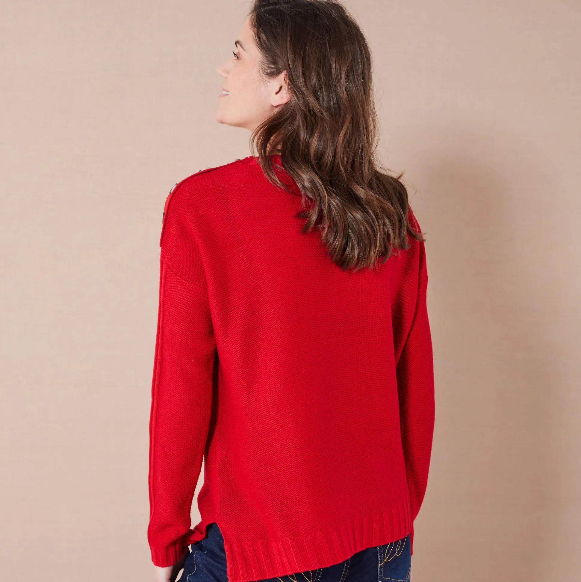 Trui in fantasietricot