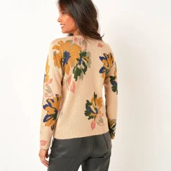 Trui met bloemenprint