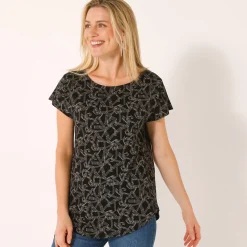 T-shirt met korte mouwen, bedrukt