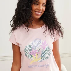 T-shirt met korte mouwen "Nature Sauvage"