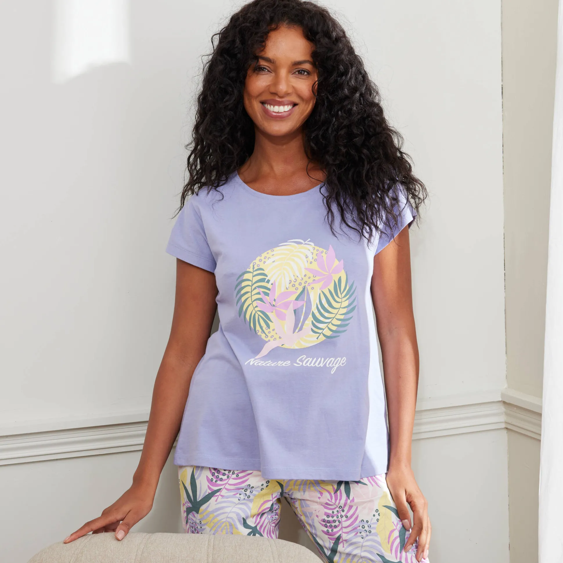 T-shirt met korte mouwen "Nature Sauvage"