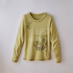 T-shirt met lange mouwen en bloemenprint