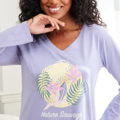 T-shirt met lange mouwen 