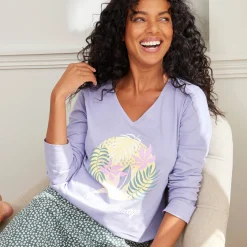 T-shirt met lange mouwen 