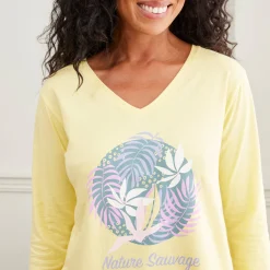T-shirt met lange mouwen 