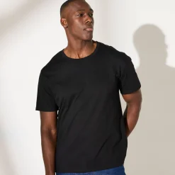 T-shirt met ronde hals en korte mouwen