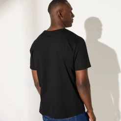 T-shirt met ronde hals en korte mouwen