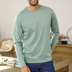 T-shirt met ronde hals en lange mouwen - set van 3