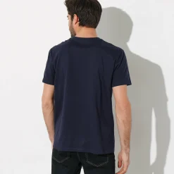 T-shirt met ronde hals en korte mouwen