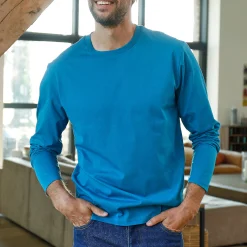 T-shirt met ronde hals en lange mouwen - set van 3