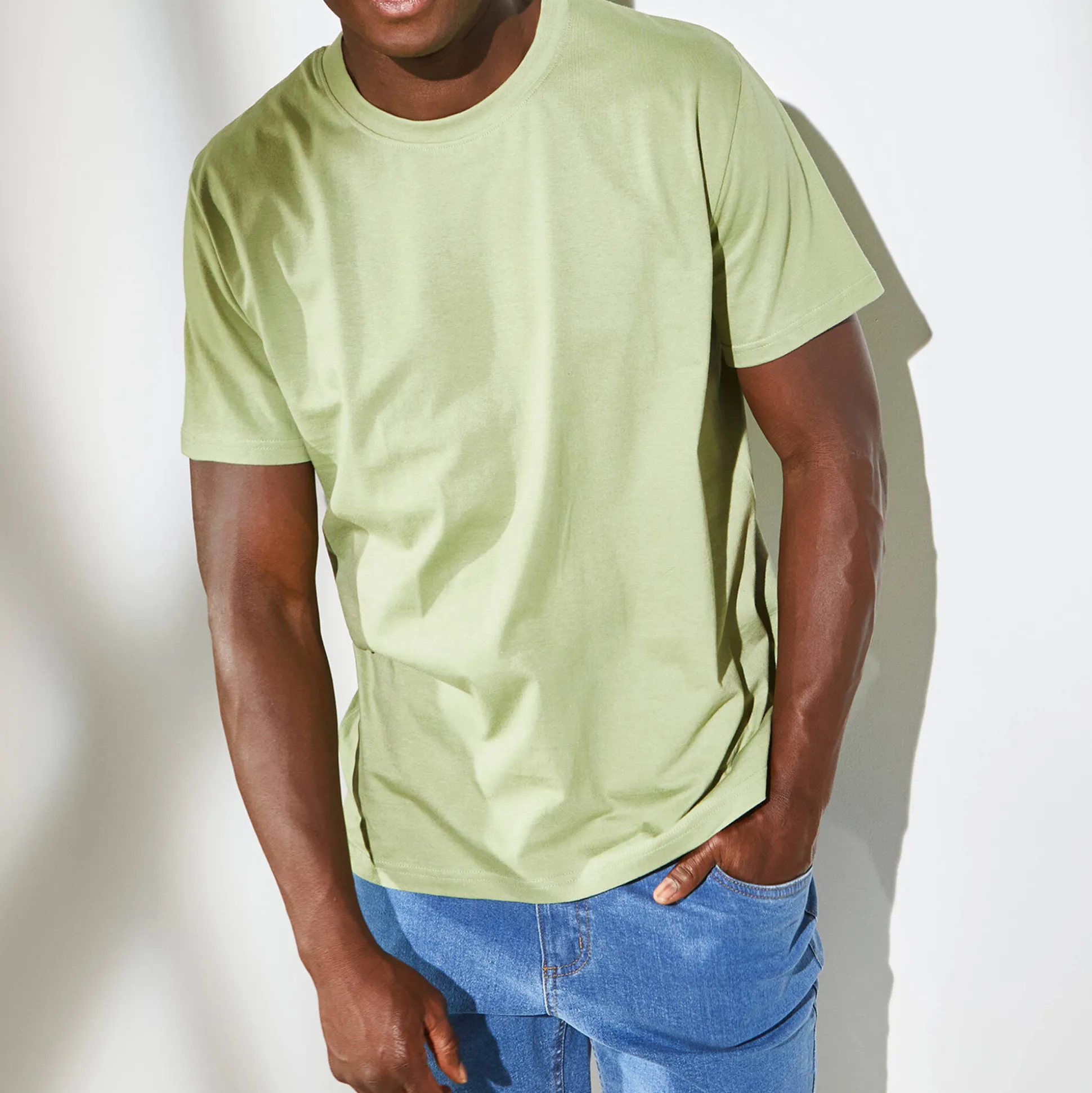 T-shirt met ronde hals en korte mouwen - set van 3