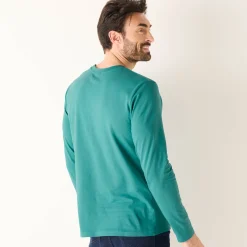 T-shirt met ronde hals en lange mouwen - set van 3