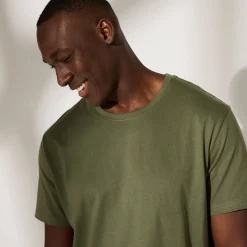 T-shirt met ronde hals en korte mouwen