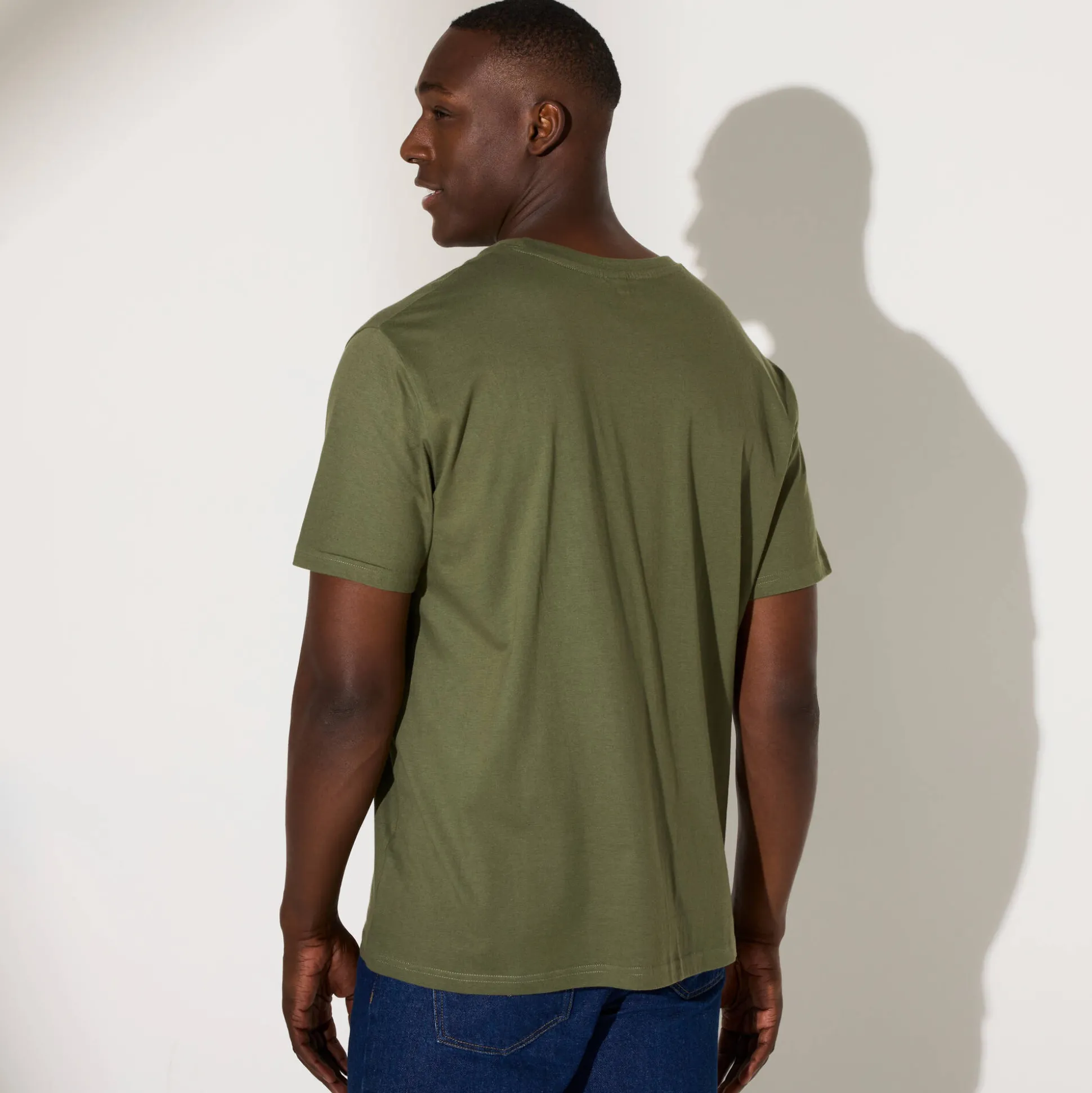 T-shirt met ronde hals en korte mouwen