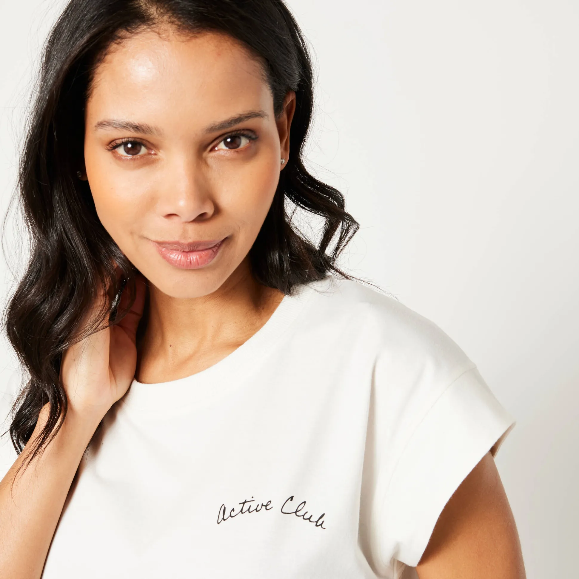 T-shirt, wijd volume