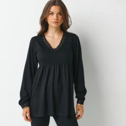 Tuniek met details in macramé
