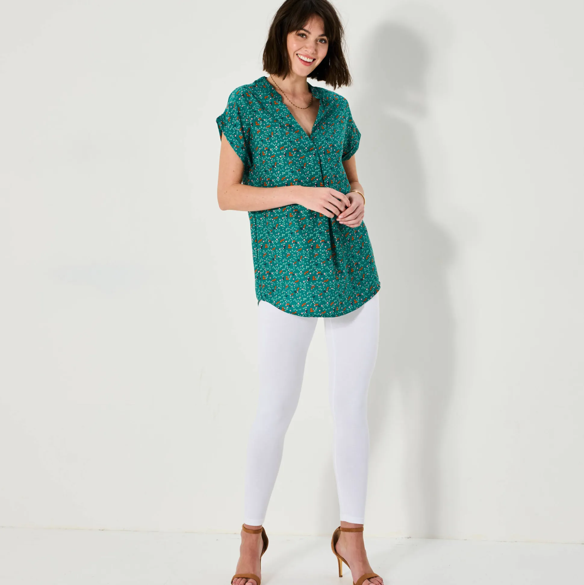 Tuniek met minimalistische print