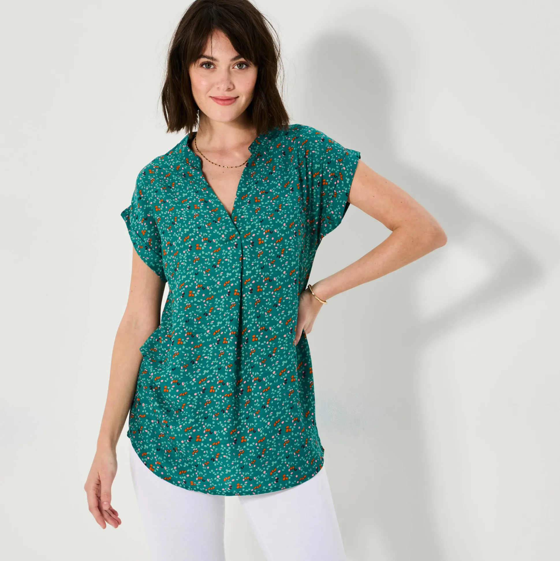 Tuniek met minimalistische print