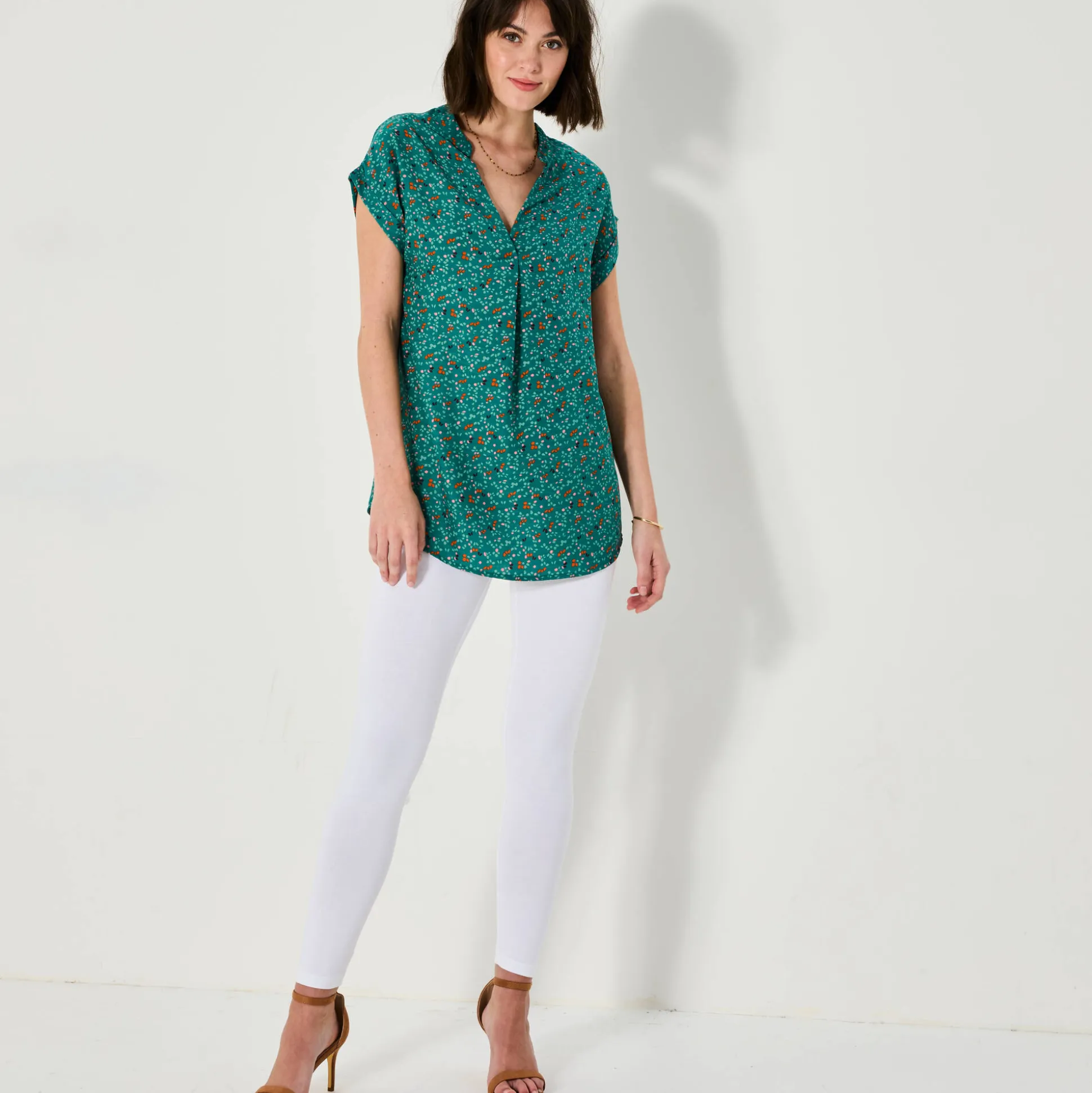 Tuniek met minimalistische print