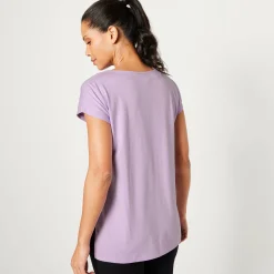 Tuniek met ronde hals en geplaatste print