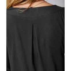 Tuniek met V-hals en grafische print