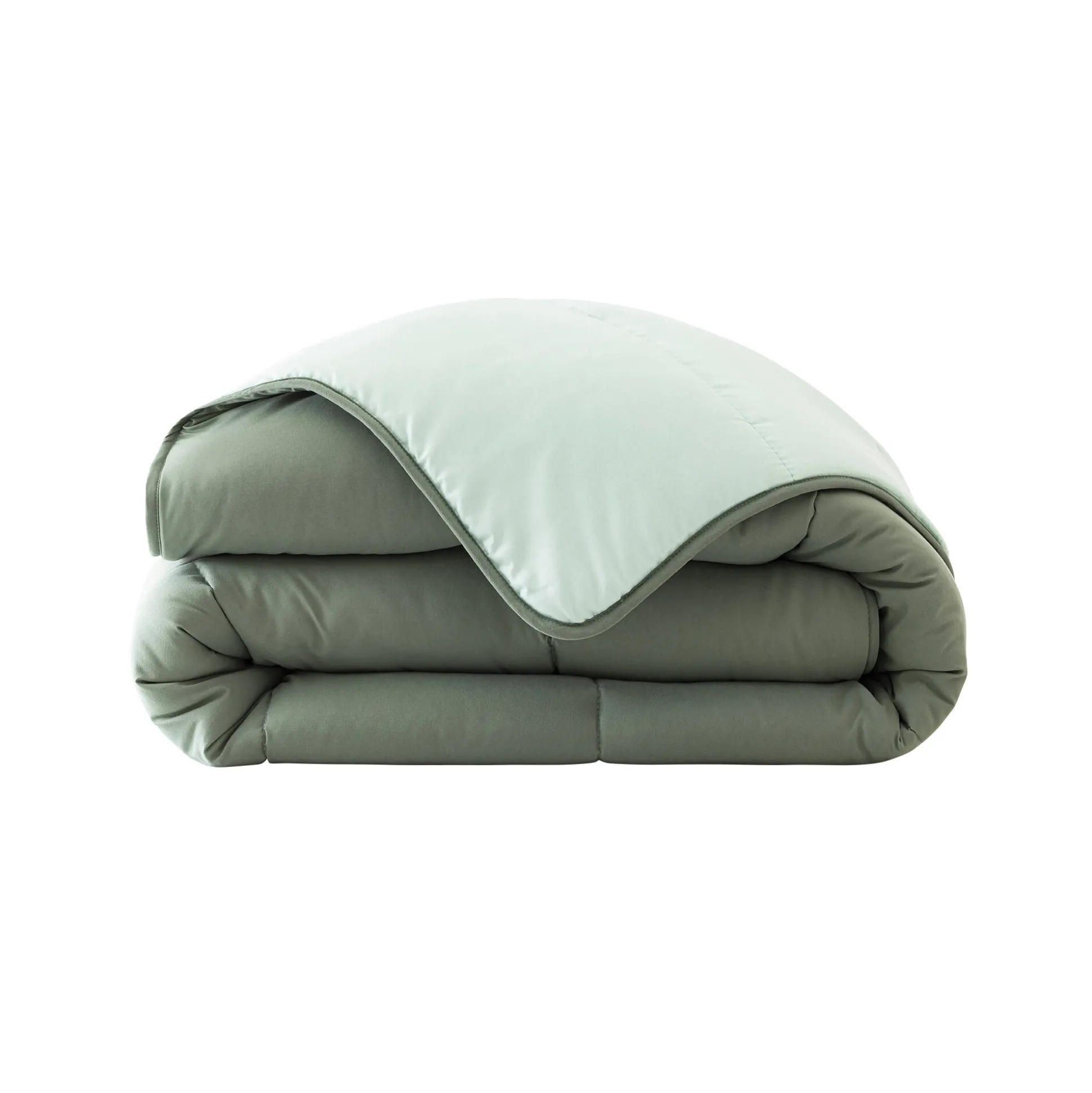 Tweekleurig dekbed in microvezel 500 g/m2