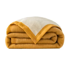 Tweekleurig deken in wol 600g/m2