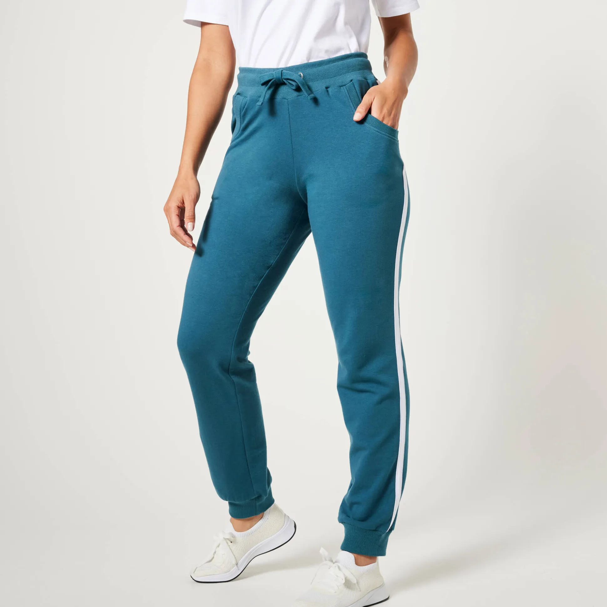 Tweekleurige joggingbroek
