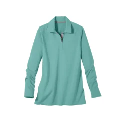 Tweekleurige polo in jerseytricot