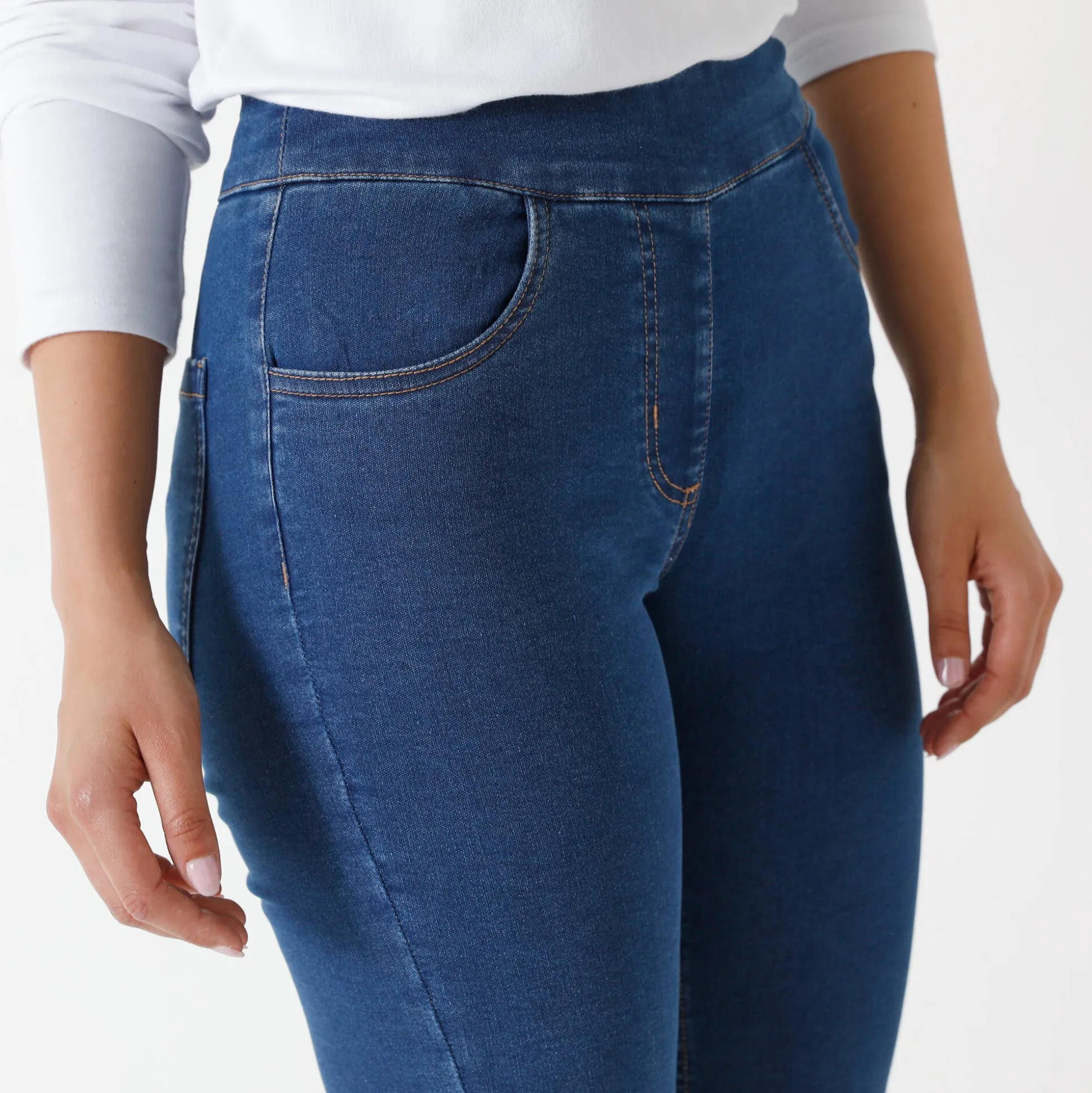 Ultracomfortabele bootcut jeans, kleine lengte
