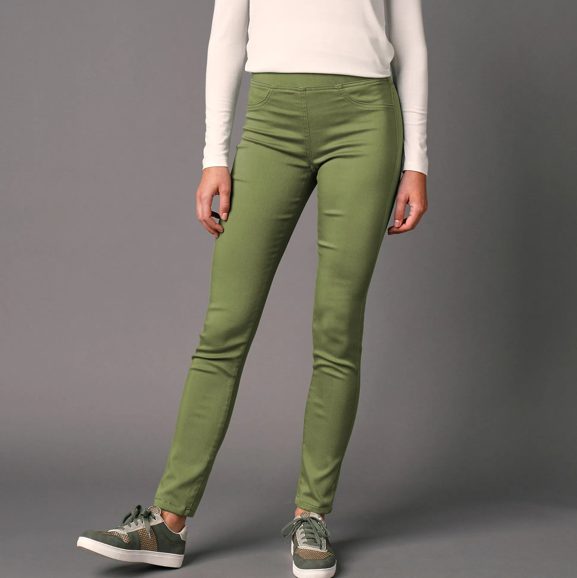 Ultracomfortabele jegging met elastische taille - kleine lengte