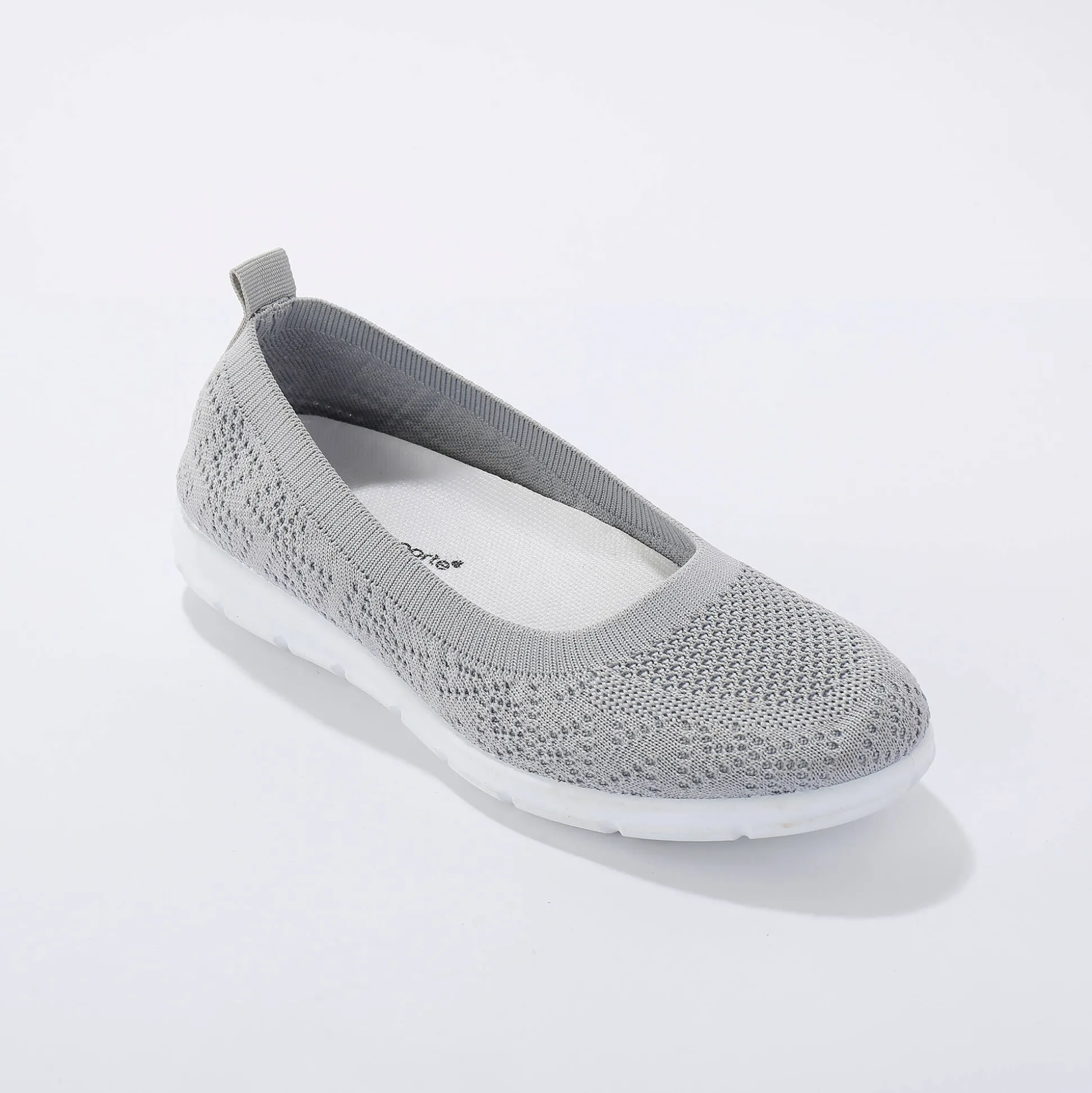 Ultralichte ballerina's in mesh