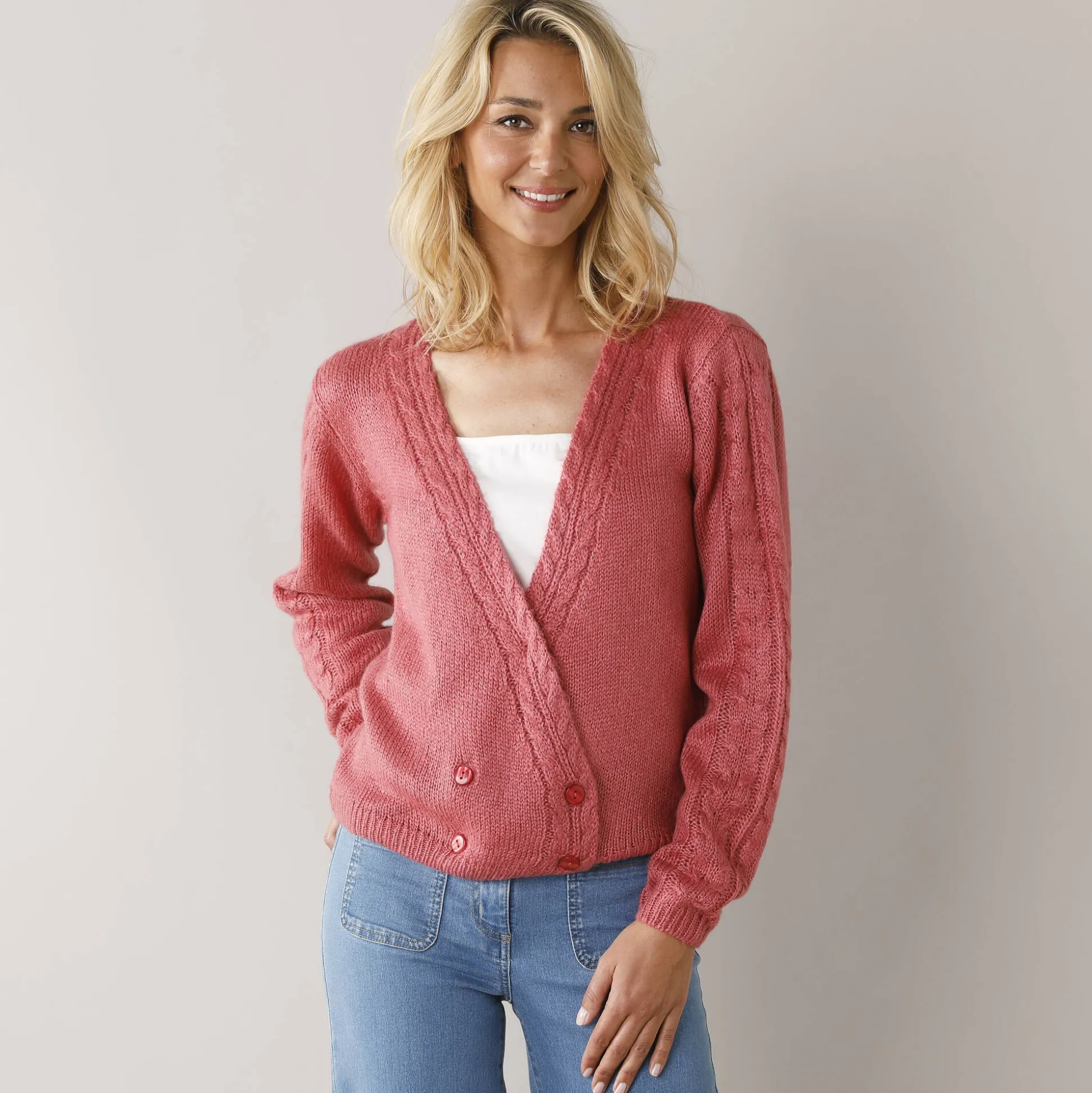 Vest in wikkelstijl