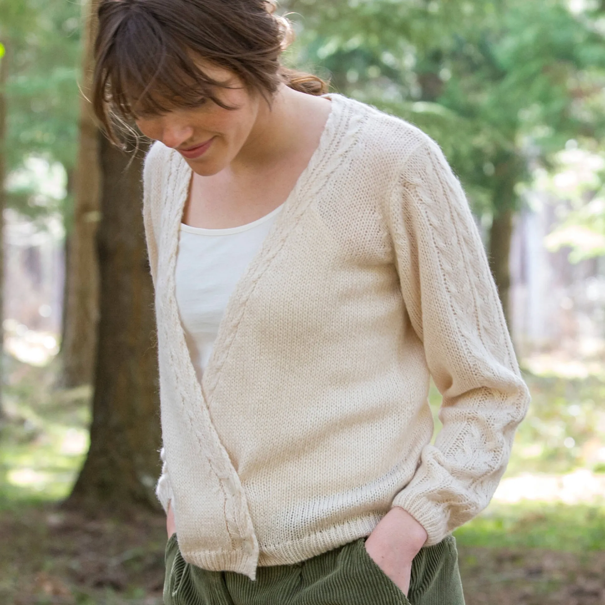 Vest in wikkelstijl