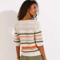 Vest met 3/4-mouwen