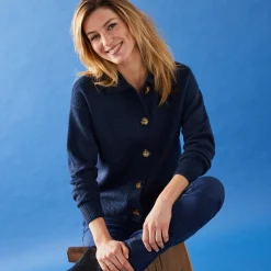 Vestjasje met knopen, gerecycleerd polyester(**)
