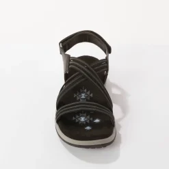 Wandelsandalen met elastische scratchriempjes