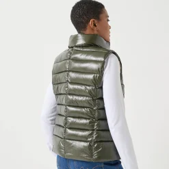 Waterafstotende metallic bodywarmer