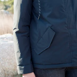 Waterdichte parka met rits en kap