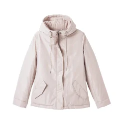 Waterdichte parka met rits en kap