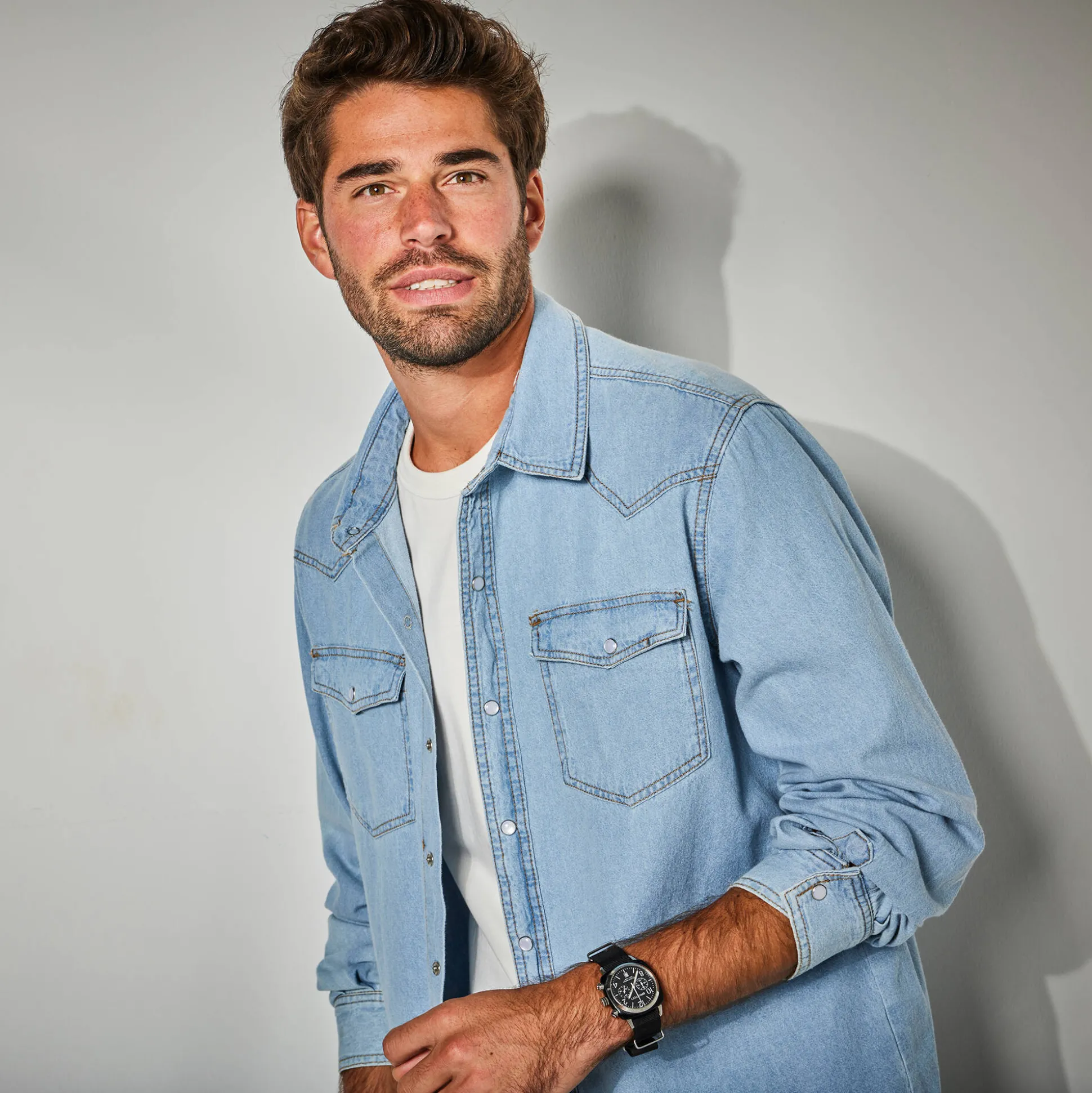 Western' hemd in jeans