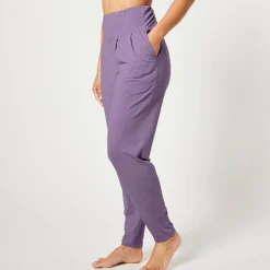 Yogabroek in tricot met comfortabel model