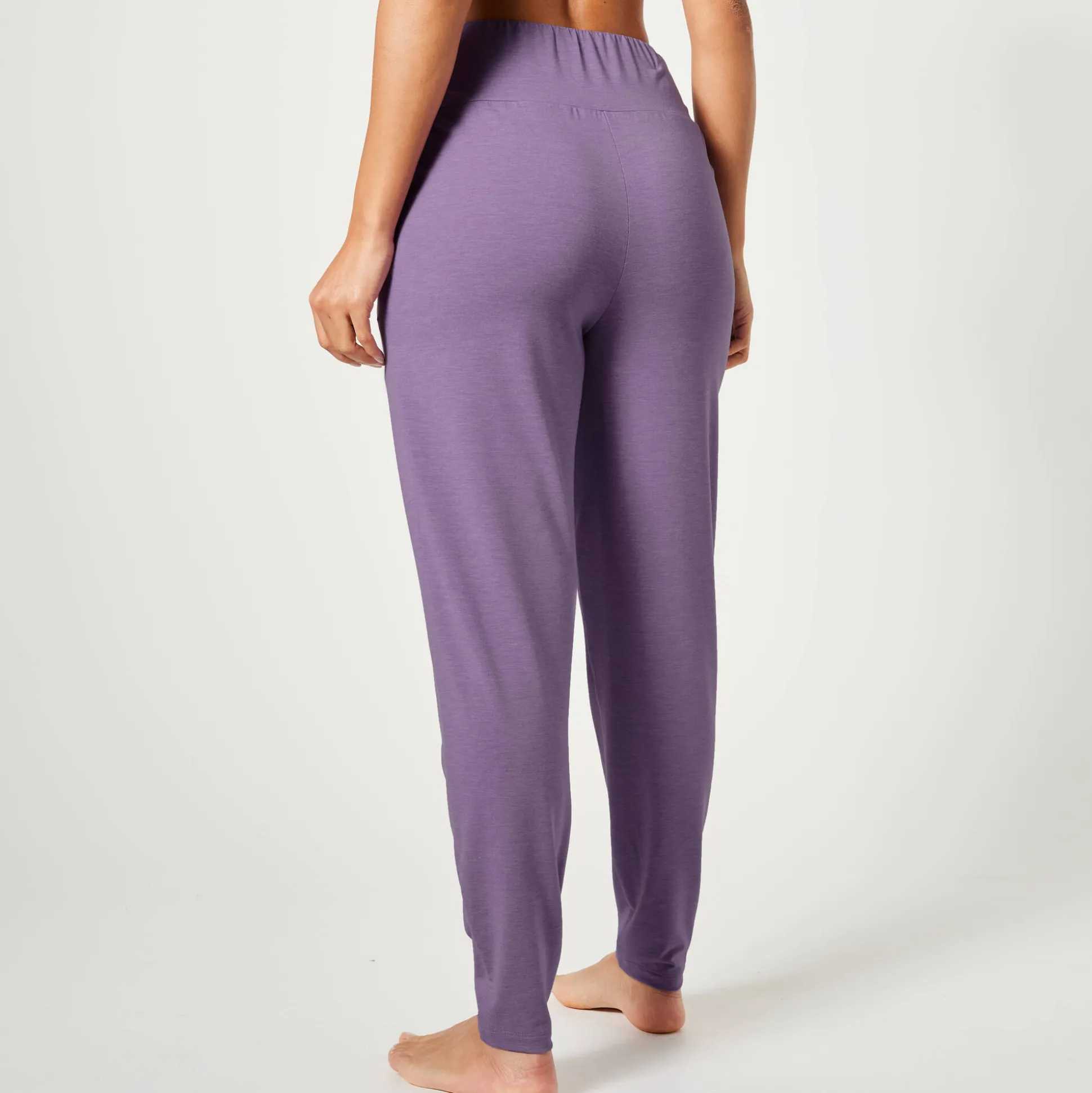 Yogabroek in tricot met comfortabel model