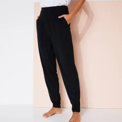 Yogabroek in tricot met comfortabel model