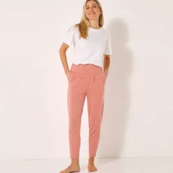 Yogabroek in tricot met comfortabel model