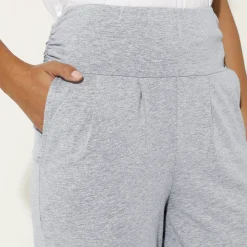 Yogabroek in tricot met comfortabel model