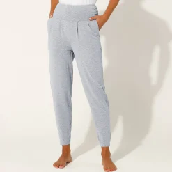 Yogabroek in tricot met comfortabel model